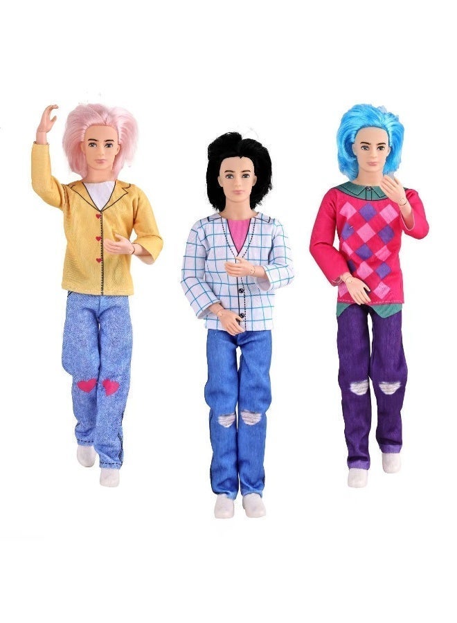 KPop Demon Hunters Saja Boys 11.5-inch real 11-joint doll toy gift for family and friends - Image 2